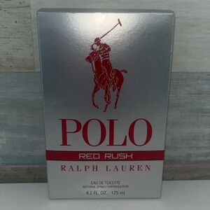 Ralph Lauren Polo Red Rush Eau De Toilette Spray, Cologne for Men, 4.2 Oz